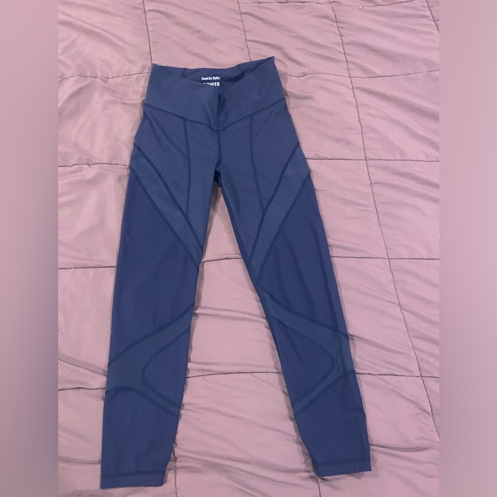 Sweaty Betty Dark Blue Power Leggings US 6